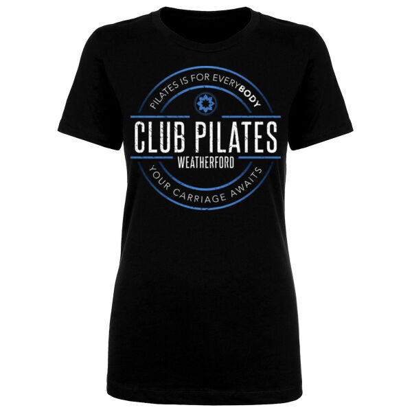 FULL COLOR CIRCLE BADGE - WOMEN'S FITTED T-SHIRT - $W5MXZY$ Thumbnail