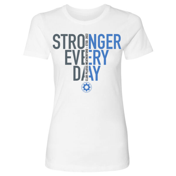 STRONGER EVERY DAY - WOMEN'S FITTED T-SHIRT - $A6GX1R$ Thumbnail